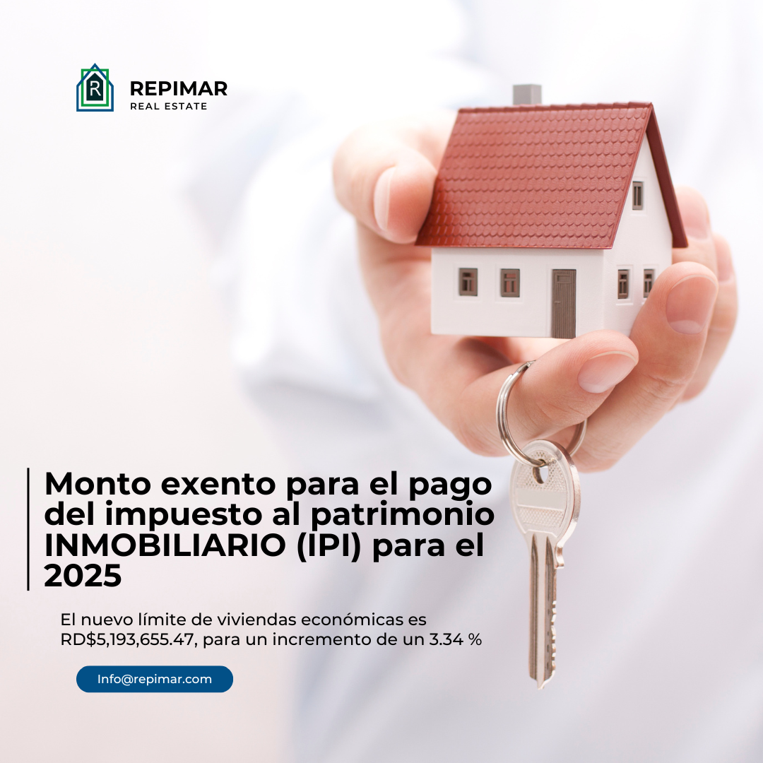 Actualización de los Montos Exentos del IPI y del Tope de Viviendas de Bajo Costo para 2025